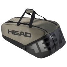 Head Tennis Racketbag Pro X Racquet Bag L (Racket Bag, 2 Main Compartments) 2024 Thyme Green/Black 9-pack